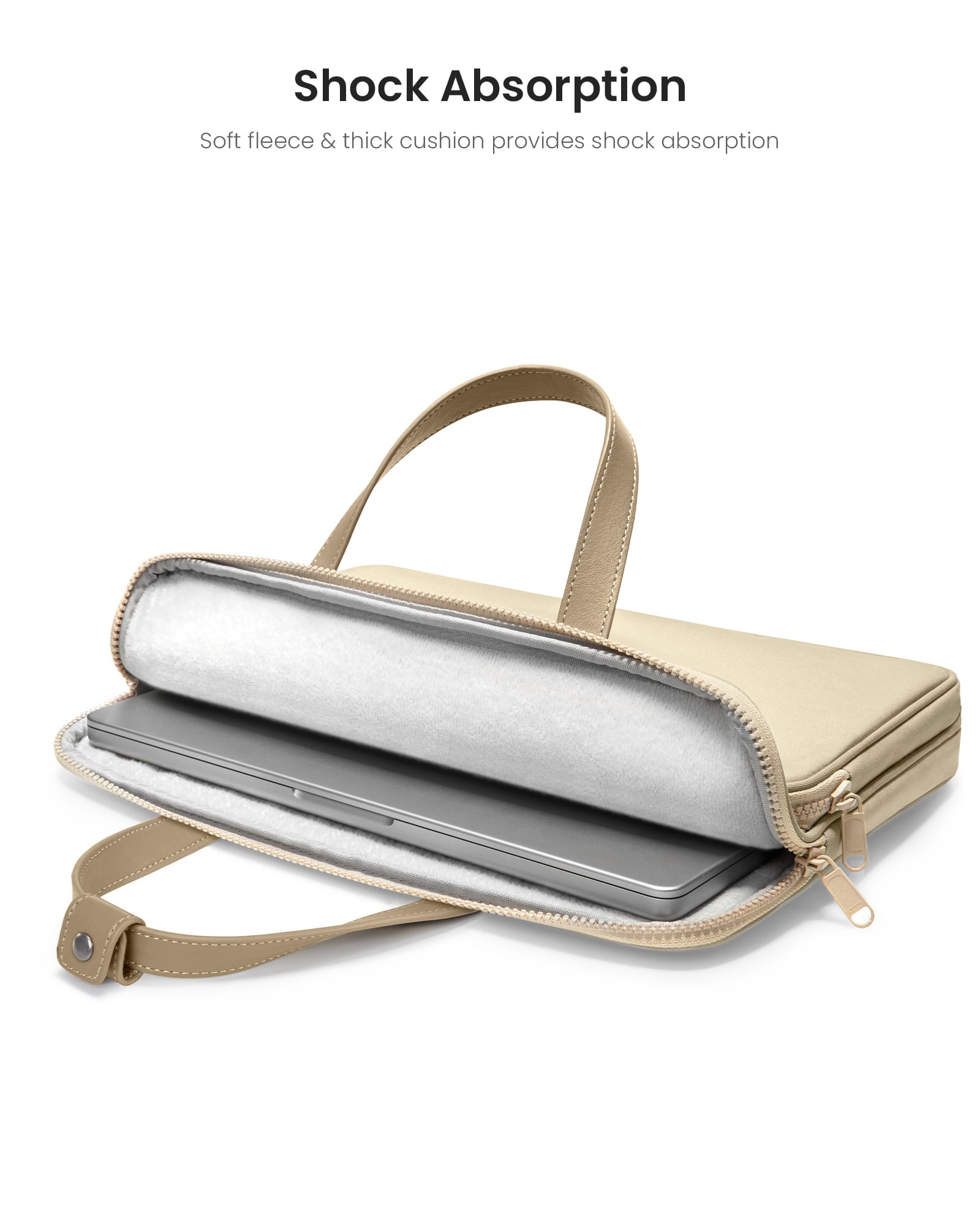 Shock Absorption: Soft fleece & thick cushion provides shock absorption.