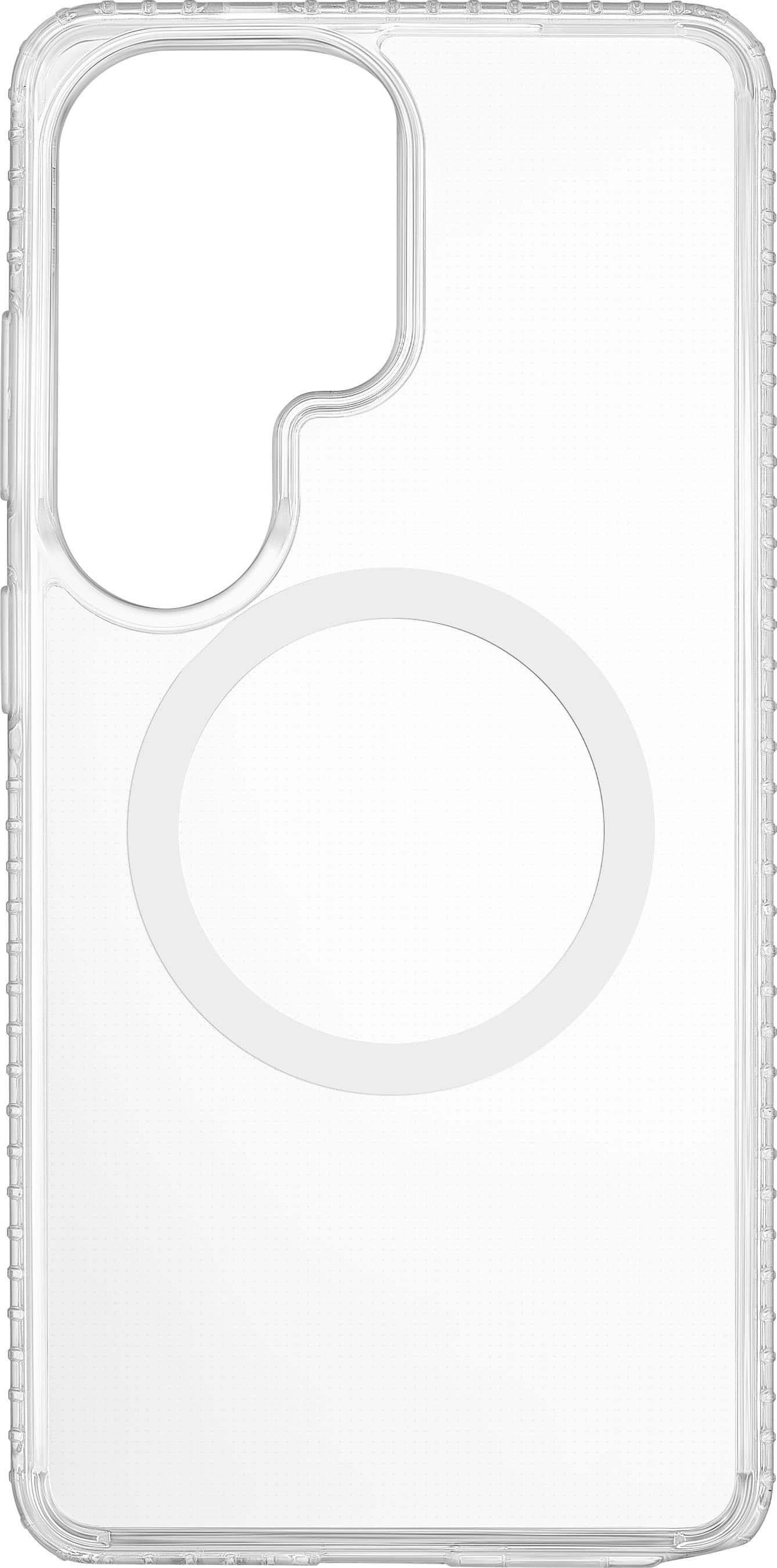 Insignia™ - Hard-Shell Case with Magnetic Charging Ring for Samsung Galaxy S26 Ultra - Clear