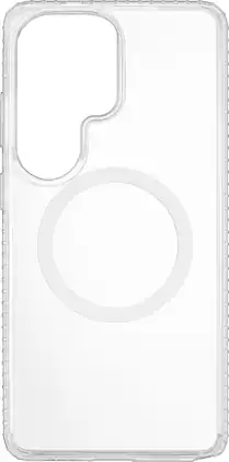 Insignia™ - Hard-Shell Case with Magnetic Charging Ring for Samsung Galaxy S26 Ultra - Clear