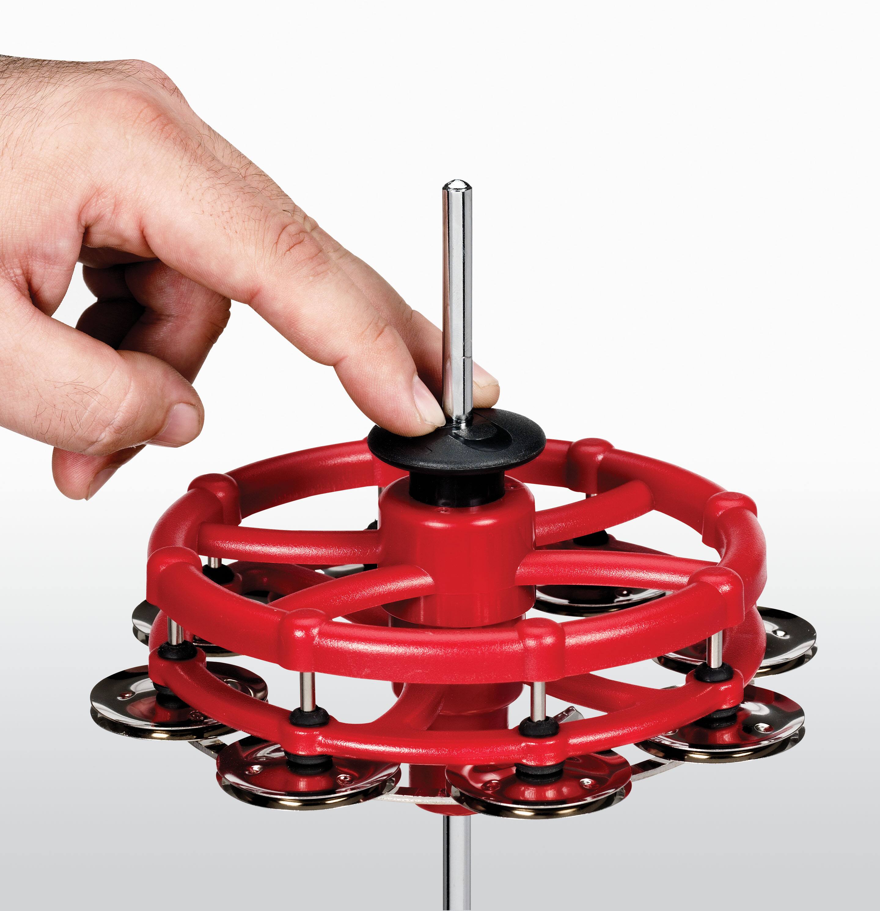 Left. Latin Percussion - Click Hi-Hat Tambourine Steel.