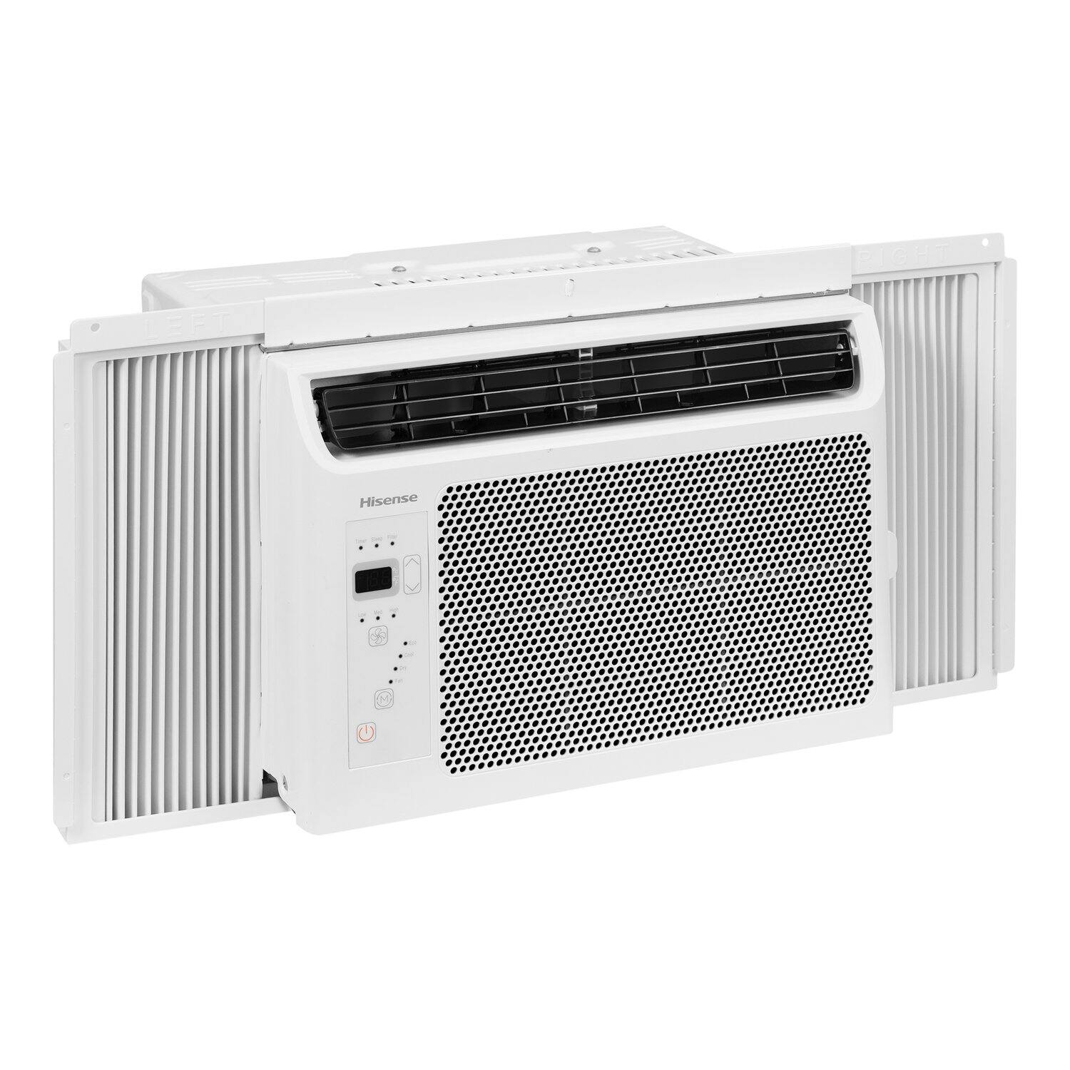 Alt View 5. Hisense - 6,000 BTU 250 Sq Ft Window Air Conditioner with Remote - White.