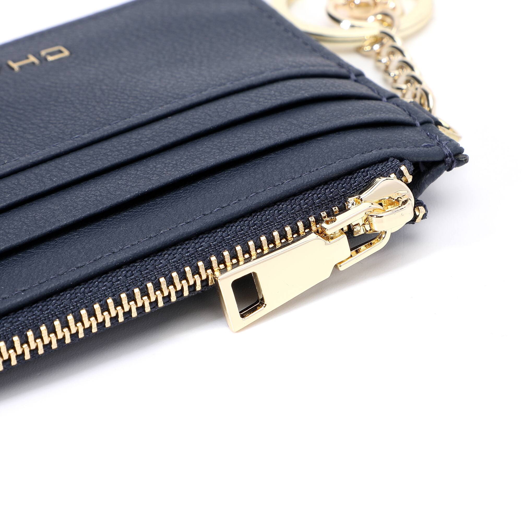 Alt View 2. Champs - Iconic Collection Keychain Cardholder - Navy.