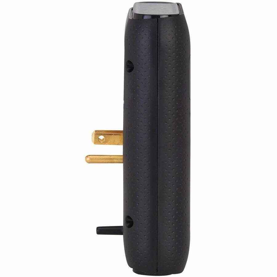 Alt View 2. Tripp Lite - Eaton Tripp Lite Series Protect It! 6-Outlet Surge Protector - 5-15R Outlets, USB-C and USB-A Ports, 5-15P Direct - Black.