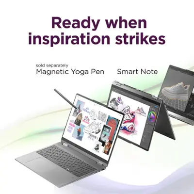 Lenovo Yoga 7i 2-in-1 Copilot+ PC 16" 2K Touchscreen Laptop Intel Core Ultra 7 Processor 16GB Memory 1TB SSD Luna Grey 83JT0001US - Best Buy
