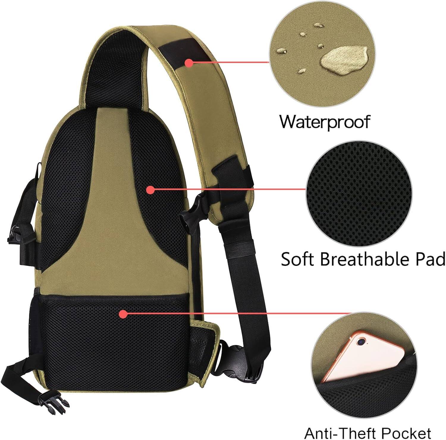 Waterproof Soft Breathable Pad Anti-Theft Pocket