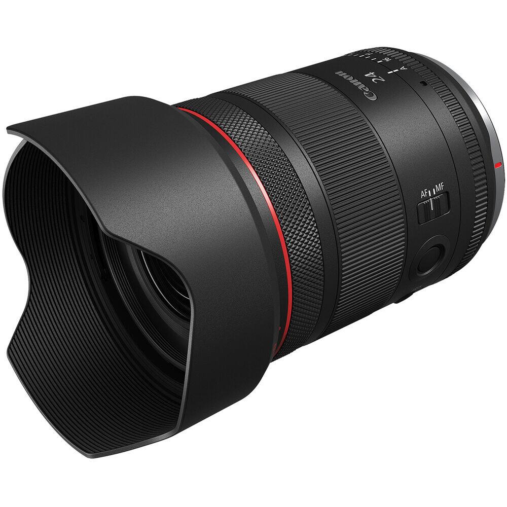 Alt View 5. Canon - Canon RF 24mm f/1.4 L VCM Wide-Angle Lens (Canon RF) + Lens Filter Kit + More - Black.