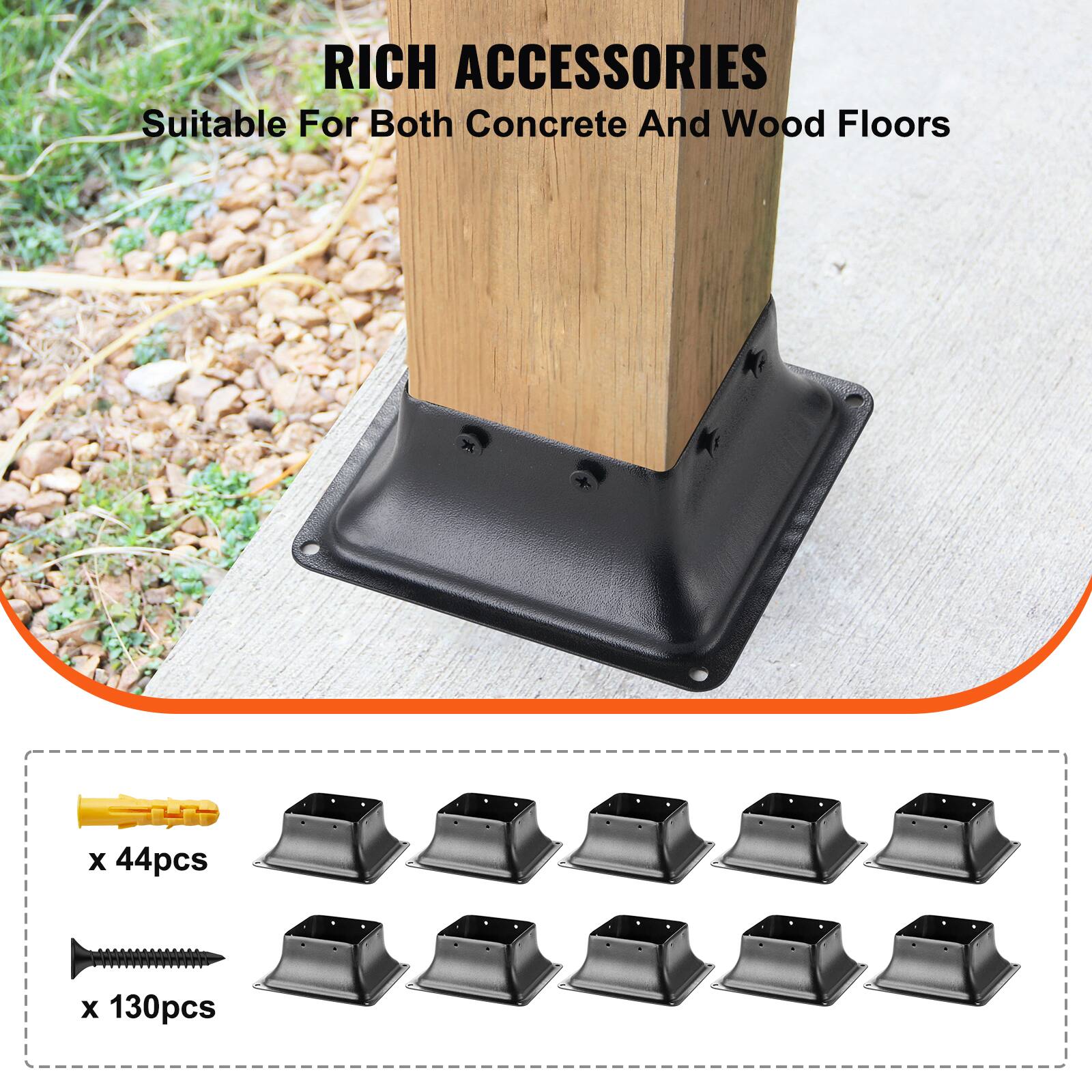 RICH ACCESSORIES  
Suitable For Both Concrete And Wood Floors  

x 44pcs  
x 130pcs