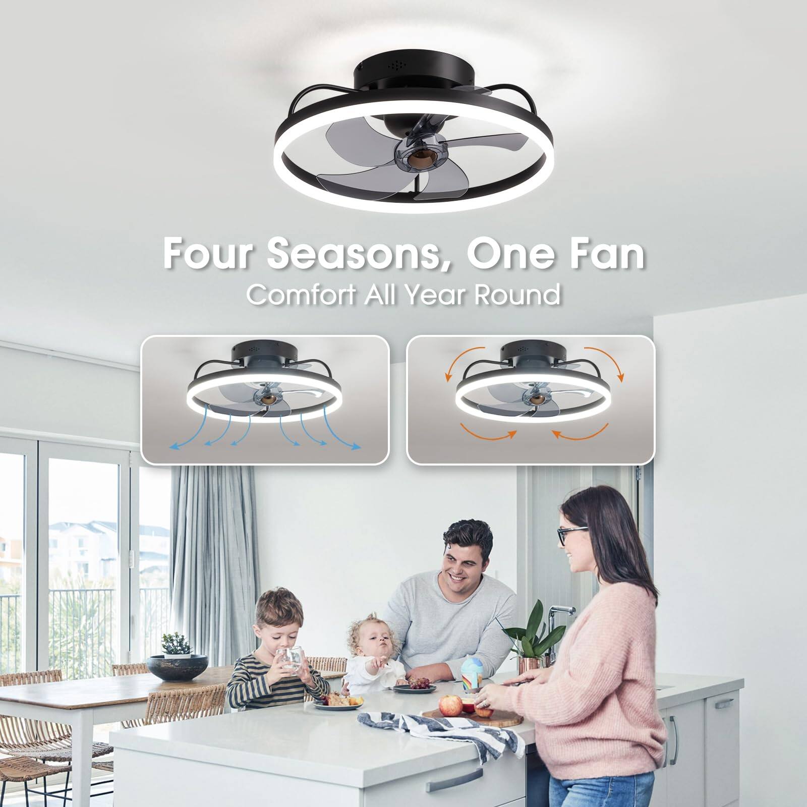 Four Seasons, One Fan  
Comfort All Year Round