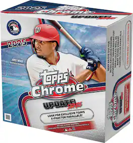 2025 Topps Chrome Update Series Baseball Mega Box