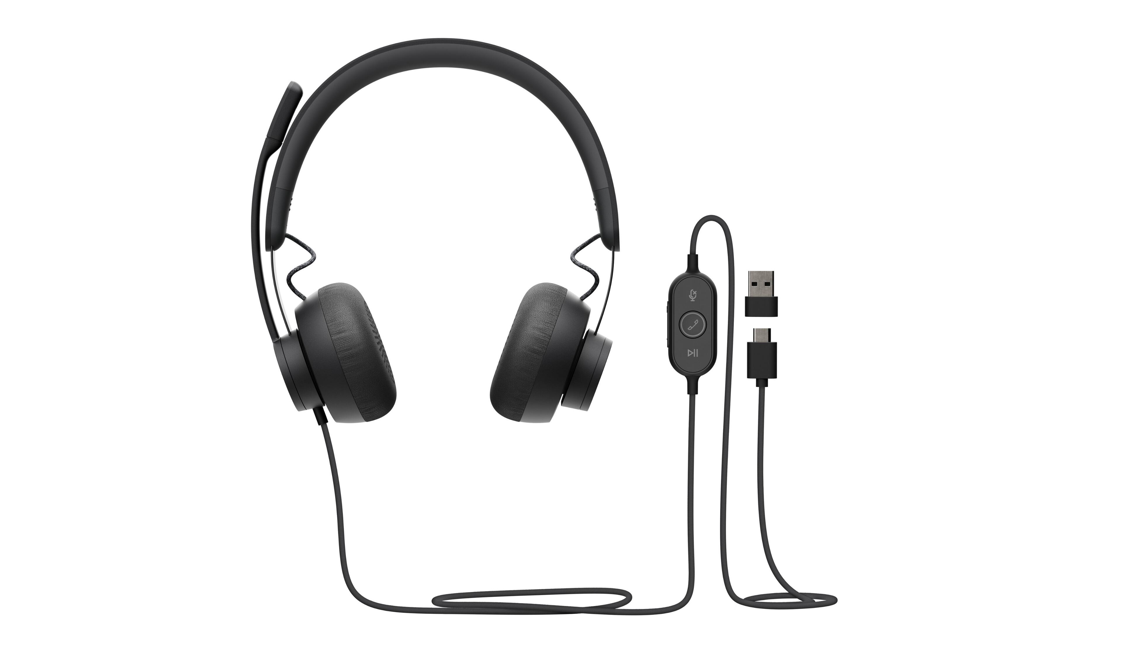 Logitech Zone Wired Headset Black 981-000876 - Best Buy