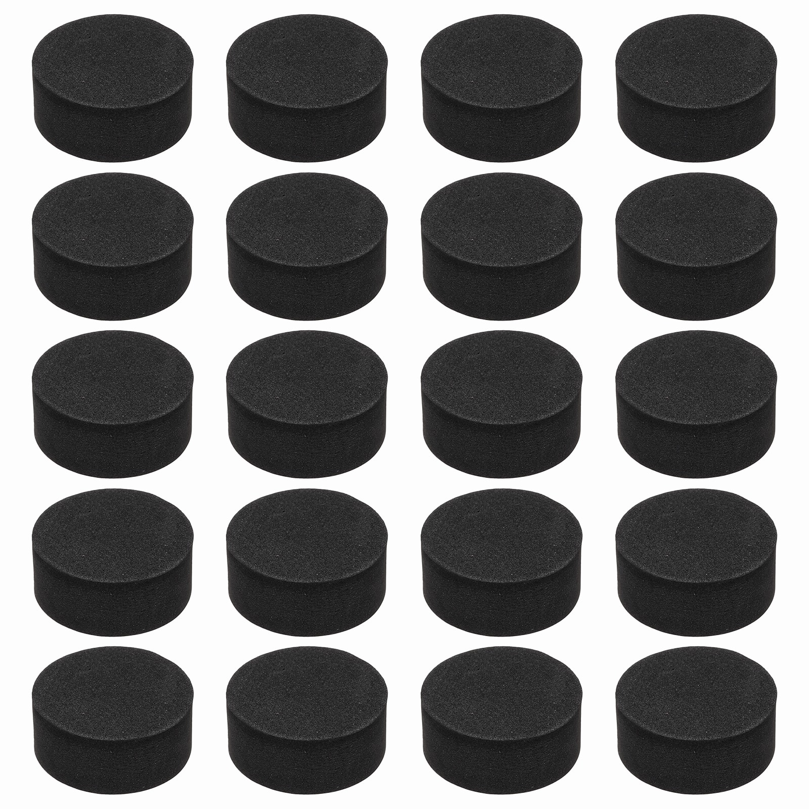 Unique Bargains - Single Sided Speaker Isolation Pads 35x16mm Round EVA Acoustic Foam Anti-Vibration Feet for Speaker Subwoofer, 32pcs - Black price history on PriceWatchPro
