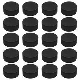 Unique Bargains - Single Sided Speaker Isolation Pads 35x16mm Round EVA Acoustic Foam Anti-Vibration Feet for Speaker Subwoofer, 32pcs - Black