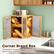 Corner Bread Box
The bamboo corner bread box maximizes corner space, stores bread, and keeps countertops tidy.