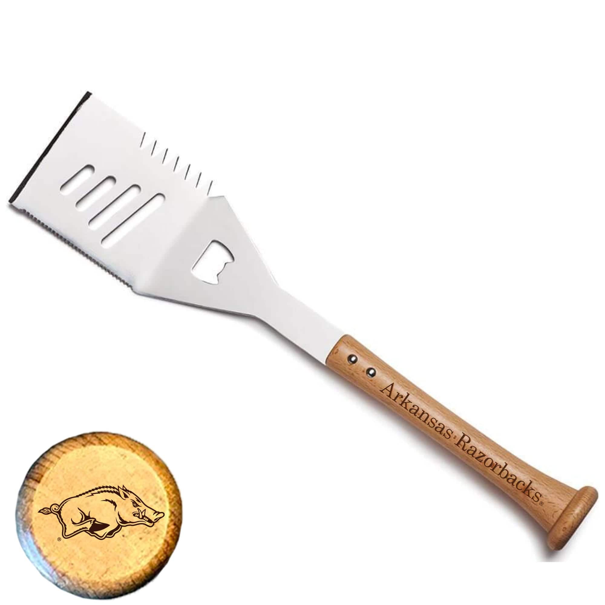 Baseball BBQ - Arkansas Razorbacks Slider Spatula - Multicolor