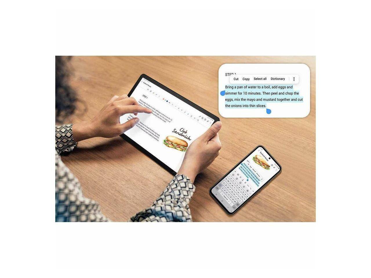 STF Cut Copy Select all Dictionary STEFI

Bring a pan of water to a boil, add eggs and simmer for 10 minutes. Then peel and chop the eggs, mix the mayo and mustard together and cut the onions into thin slices.

Club Sandwich