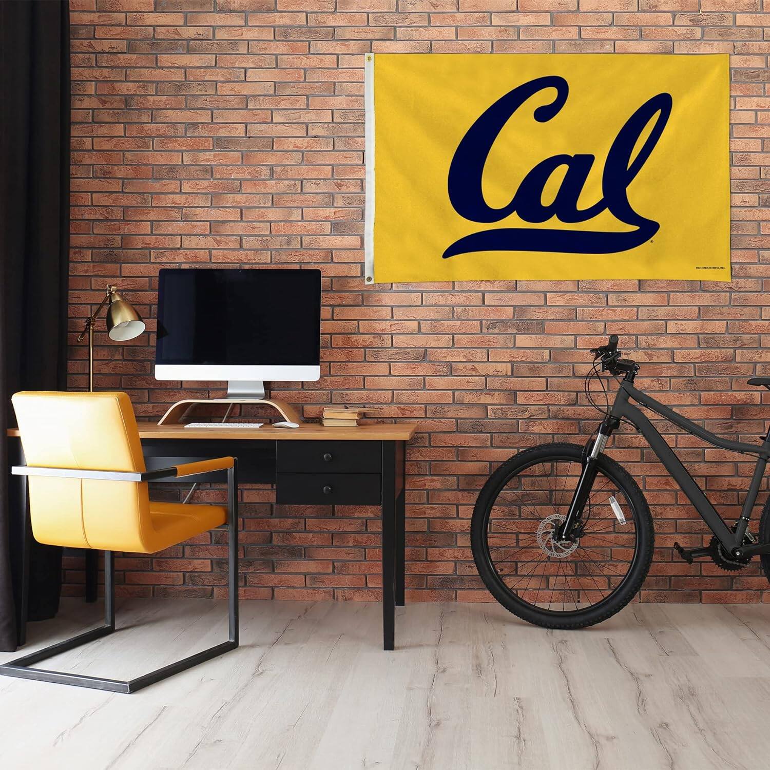 Alt View 2. Rico Industries - UC Berkeley Golden Bears 3X5 Indoor Outdoor Banner Flag with grommets - Multi.