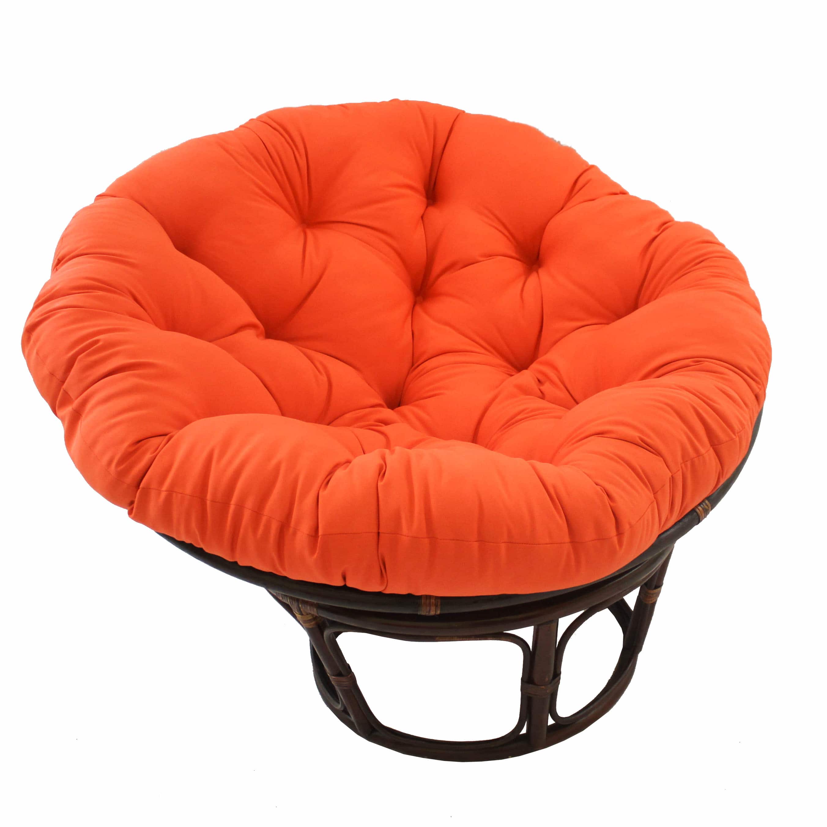 Blazing Needles - 44-inch Solid Twill Papasan Cushion (Fits 42-inch Papasan Frame) - Tangerine Dream price history on PriceWatchPro