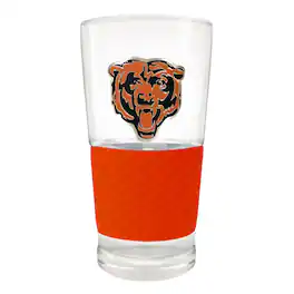 Great American Products - Chicago Bears 22oz. Pilsner Glass with Silicone Grip - Orange