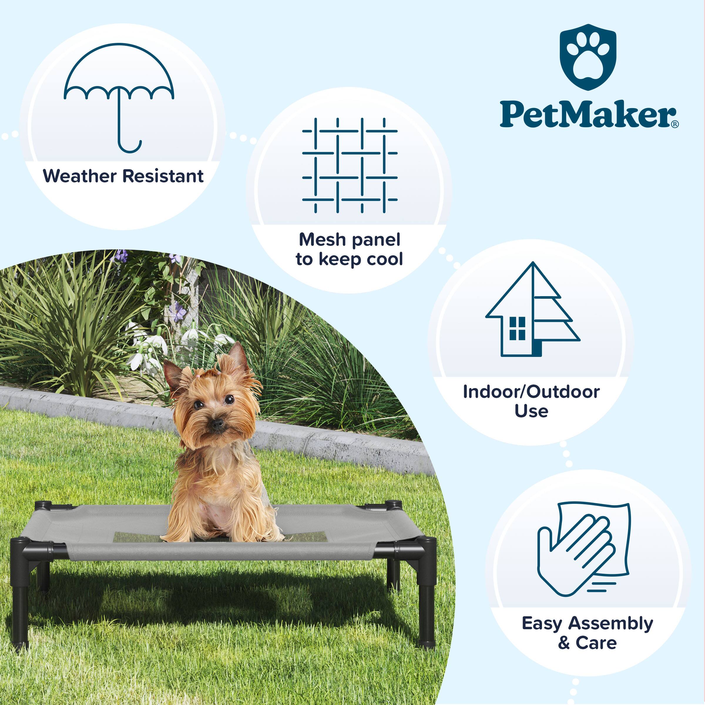 PetMaker Weather Resistant Mesh panel to keep cool Indoor/Outdoor Use Easy Assembly & Care