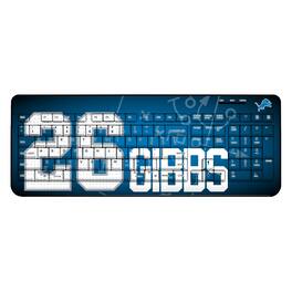 Keyscaper - Jahmyr Gibbs Detroit Lions Wireless Keyboard - Black