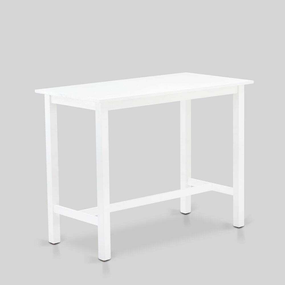 Alt View 2. East West Furniture - East West Furniture 4 Piece Mid Century Dining Set Contains a Dining Table, 2 Kitchen Stools with a Kitchen Bench - - Multi-Color.