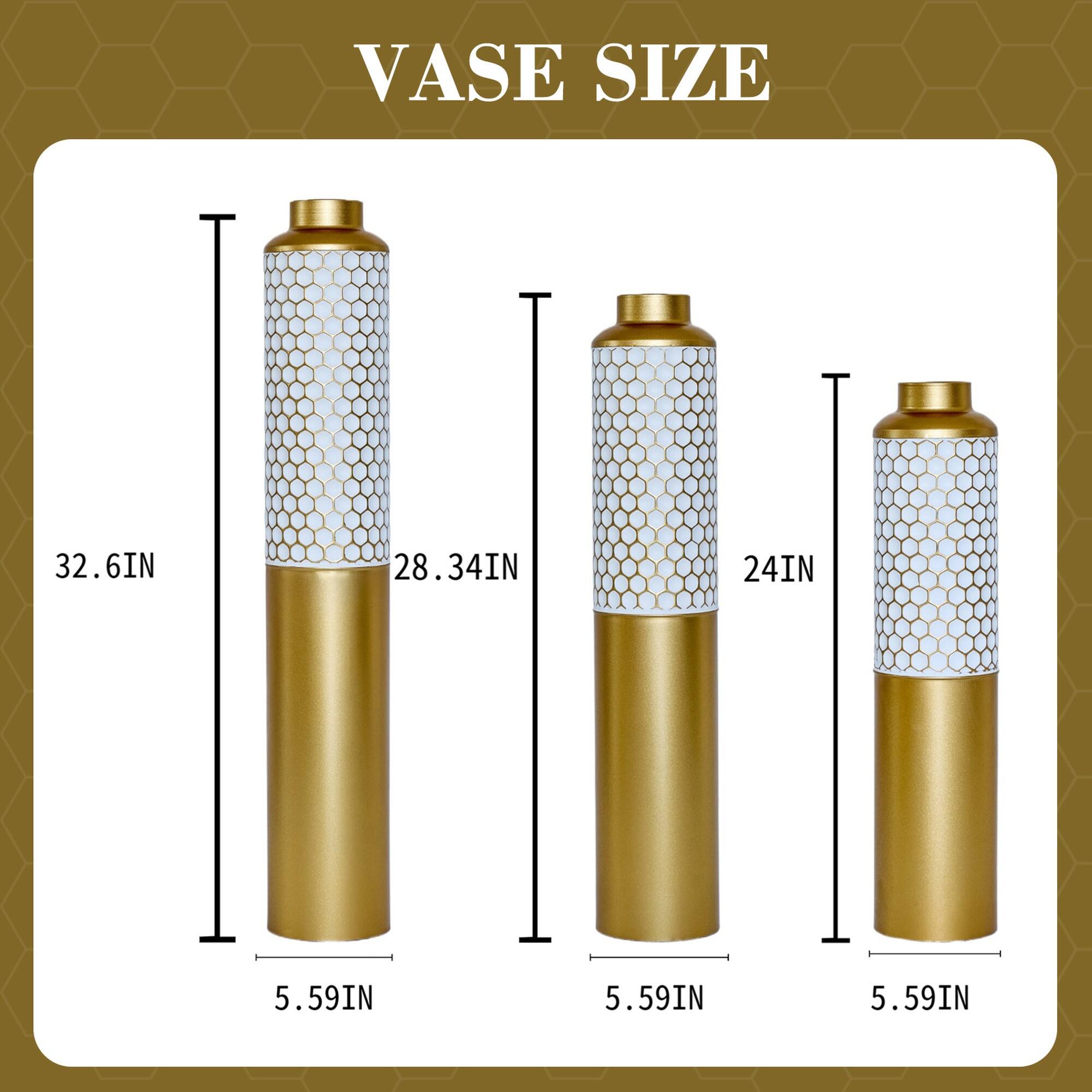 VASE SIZE

- 32.6IN
- 28.34IN
- 24IN
- 5.59IN
- 5.59IN
- 5.59IN