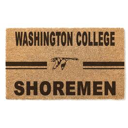 Jardine - Washington College Shoremen 18" x 30" Team Logo Doormat - Brown