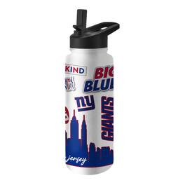 Logo Brands - New York Giants 34oz. Native Quencher Bottle - Multicolor