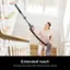 The text on the image reads: "Shark i - Extended reach. Lift away the pod to clean hard-to-reach spaces."