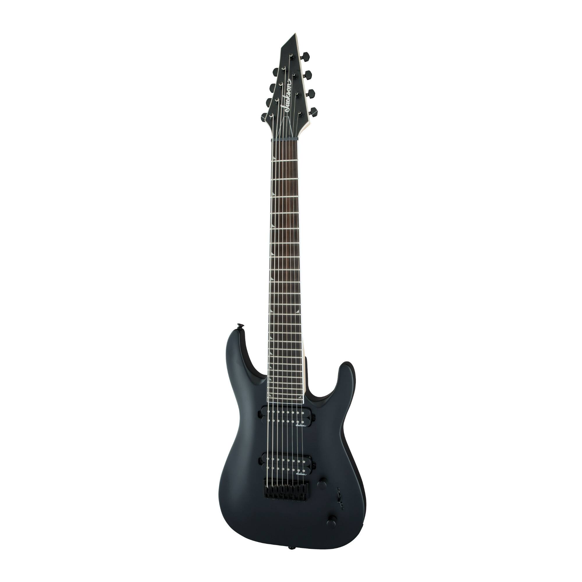 Back. Jackson - Jackson JS Series Dinky Arch Top JS32 8 DKA HT Satin Black Electric Guitar.