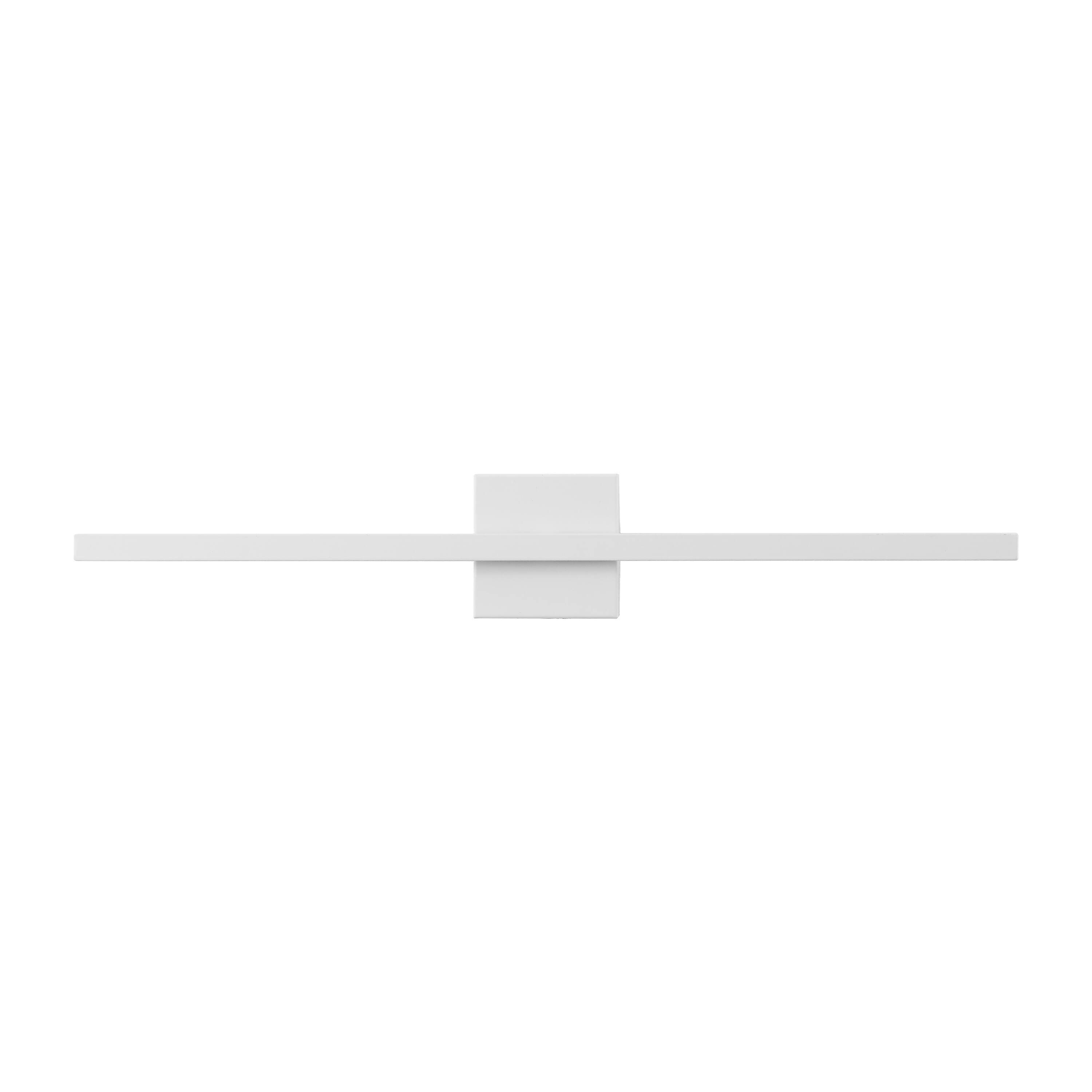 Alt View 7. Jonathan Y - Vara 28" Linear Indoor/Outdoor IP65 Waterproof Metal 350-Degree Rotatable Dimmable Integrated LED Wall Sconce, White - White.