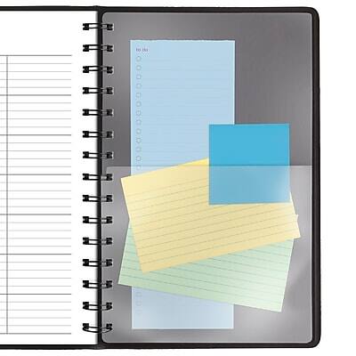 Alt View 3. AT-A-GLANCE - 2026 5" x 8" Daily Appointment Book Planner, Faux Leather Cover - Black.