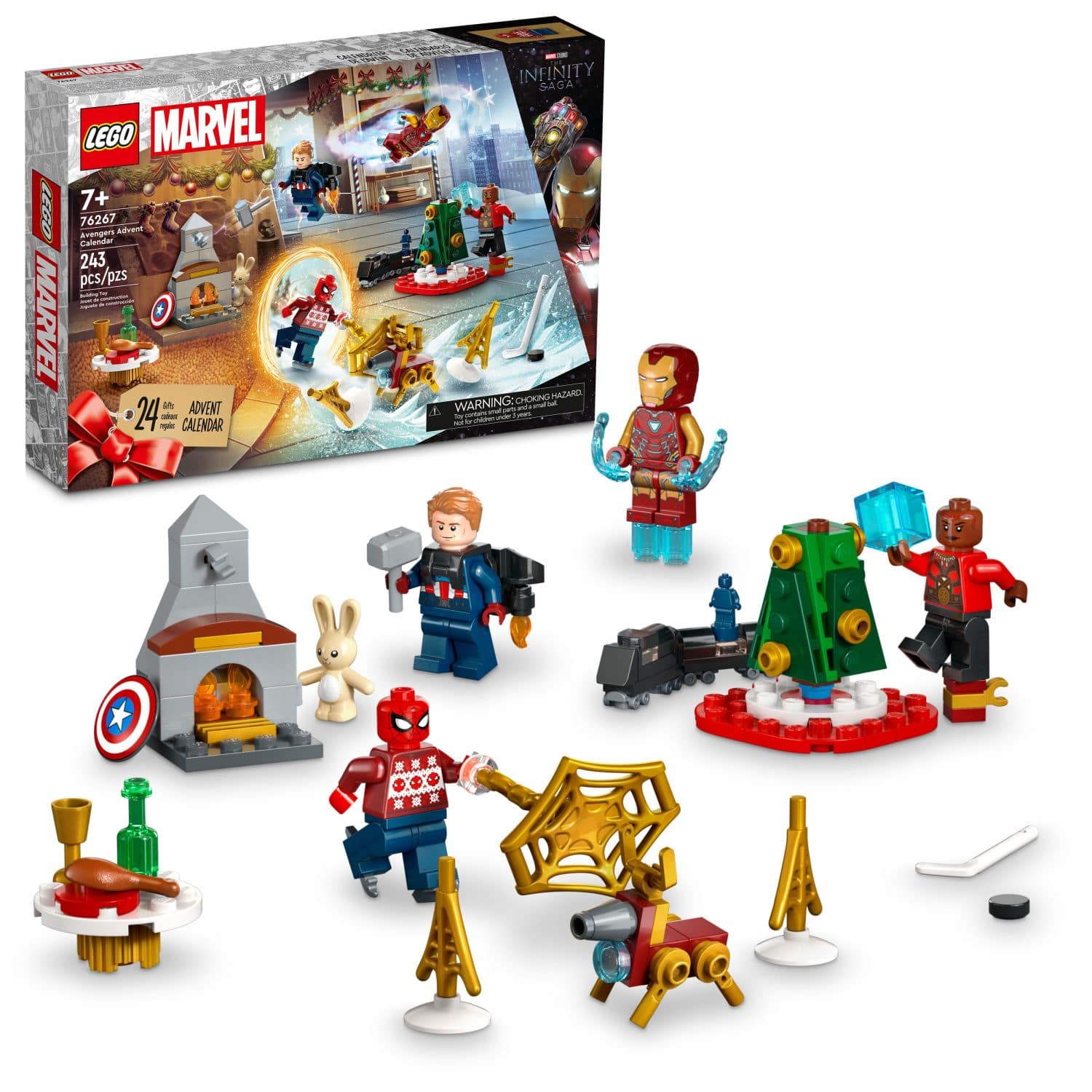 Front. LEGO - Marvel Avengers Advent Calendar 76267.