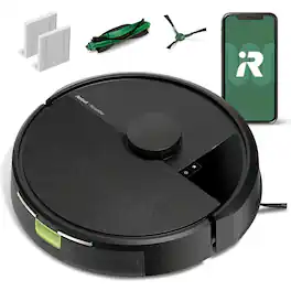 iRobot - Roomba 105 Vacuum - Easy-to-Use, Intense Power-Lifting Suction, LiDAR Navigation, Multi-Surface Cleaning, Self-Charging - Black