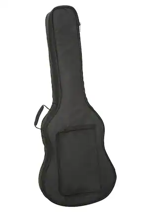 Front. Levy's Leathers - Polyester Classical Guitar Gig Bag with Thick Padding, Backpack Straps, and Durable Protective Design.