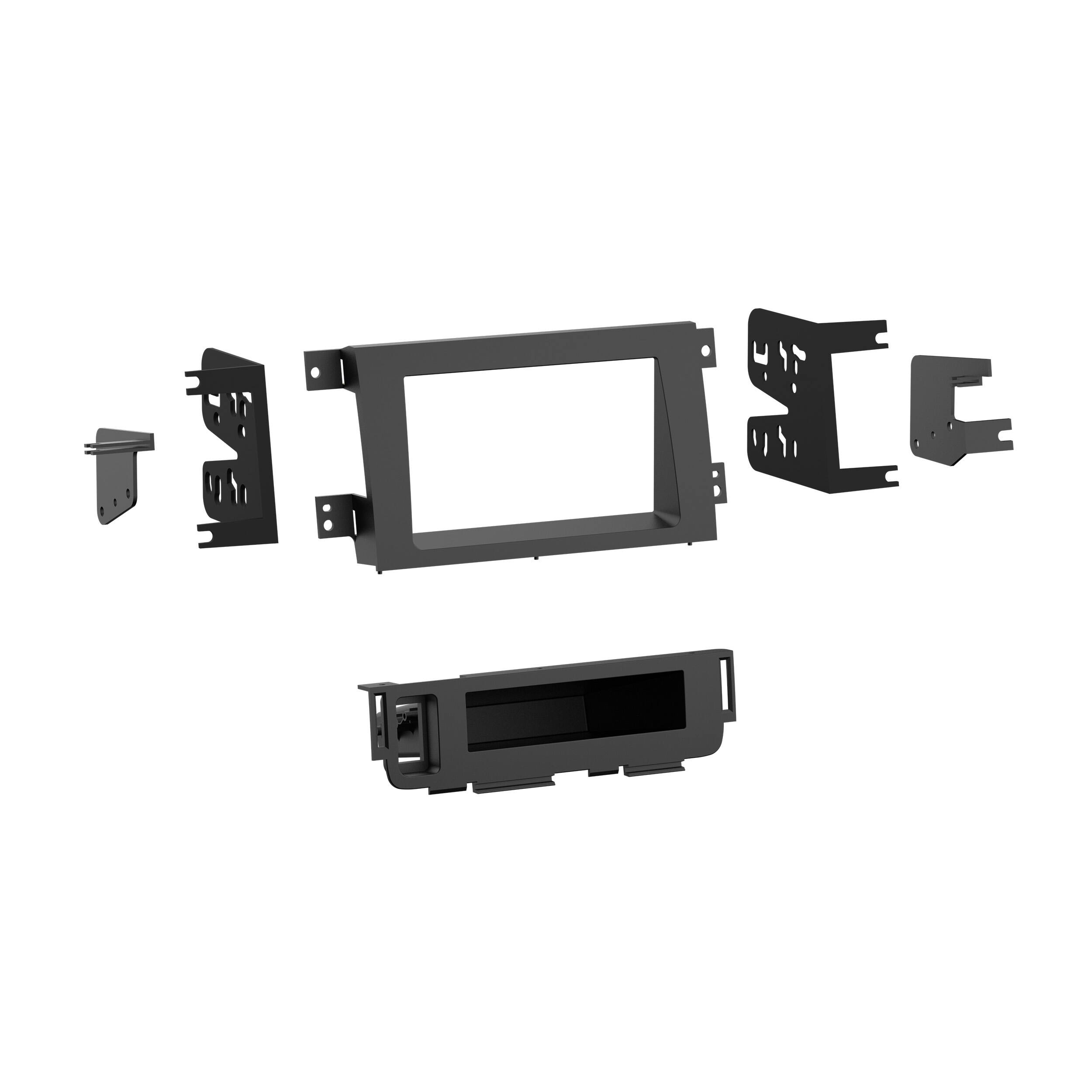 Angle. Metra - Stereo Installation Kit for 2005-2014 Honda Ridgeline Vehicles - Matte Black.