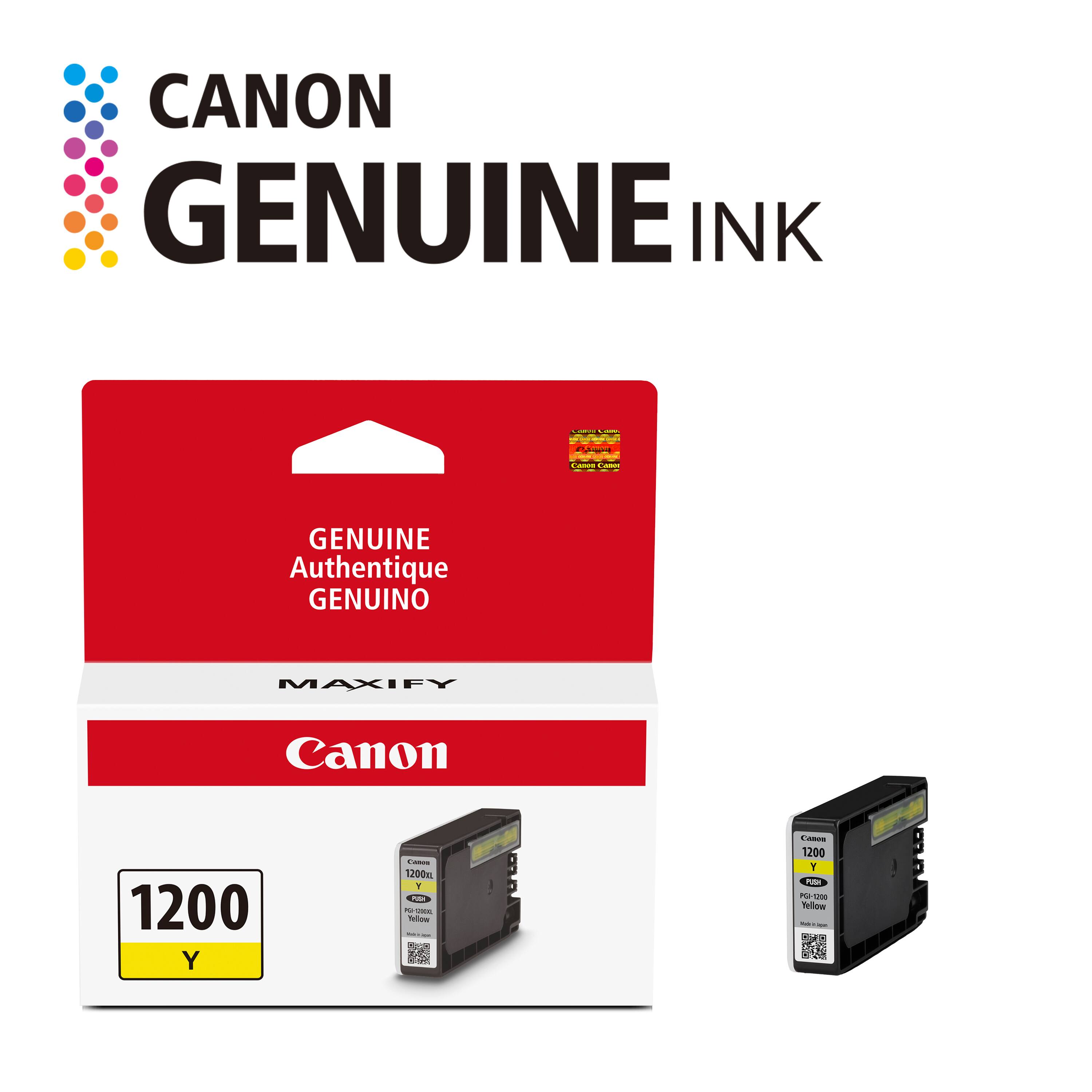 CANON GENUINE INK ! GENUINE Authentique GENUINO MAXIFY Canon 1200 Y - 1200mL