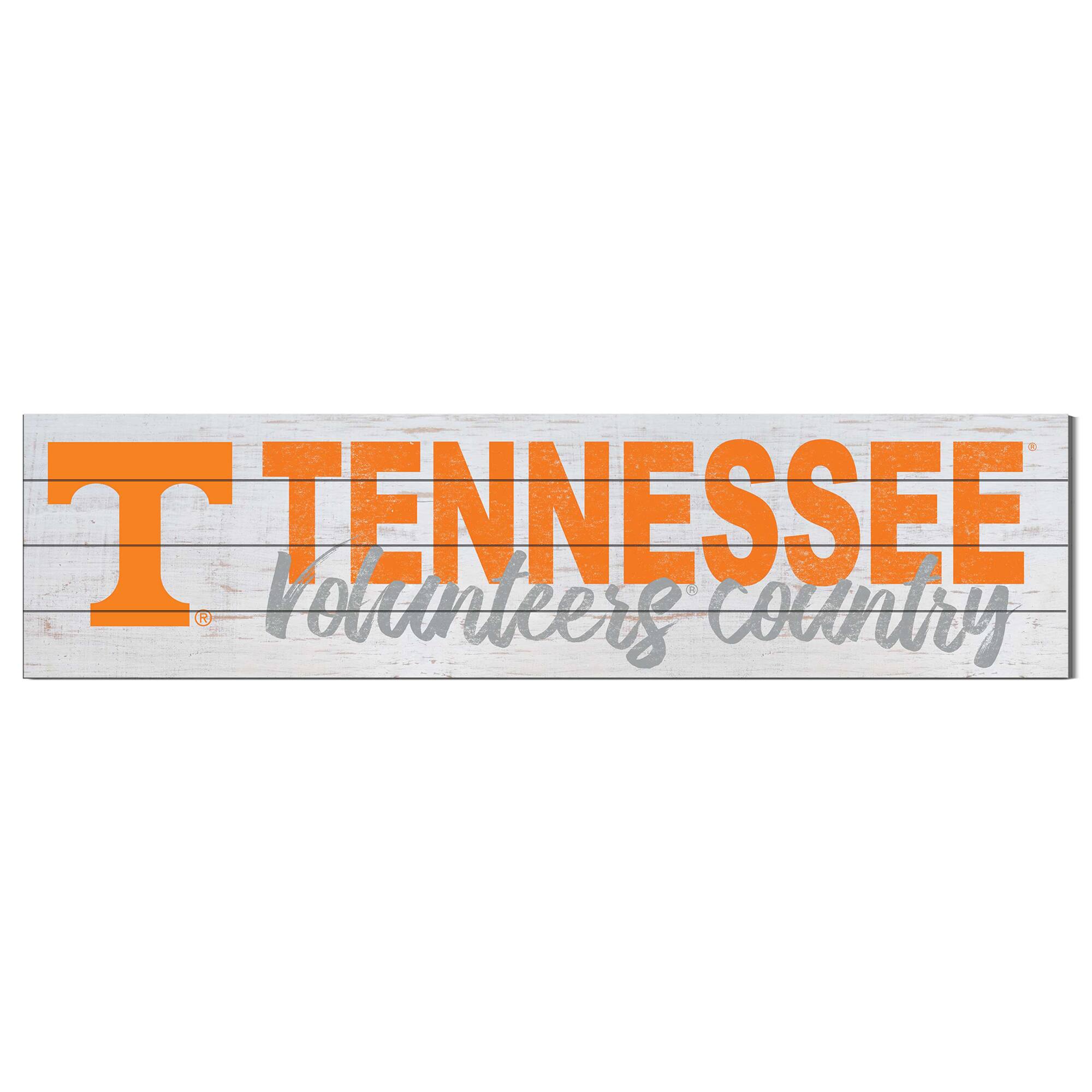 Tennessee Volunteers 40'' x 10'' Logo Sign