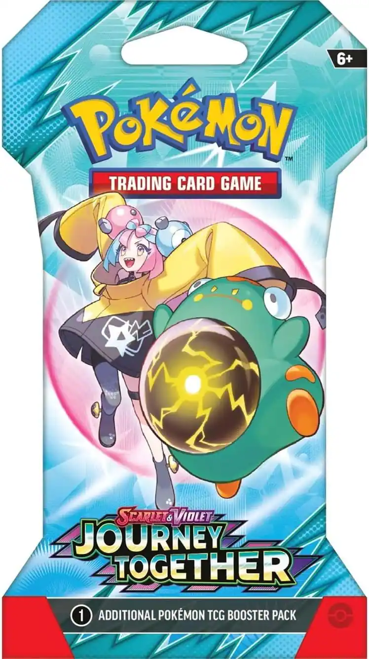 6+ Pokémon™ Trading Card Game  
Scarlet & Violet Journey Together  
1 Additional Pokémon TCG Booster Pack