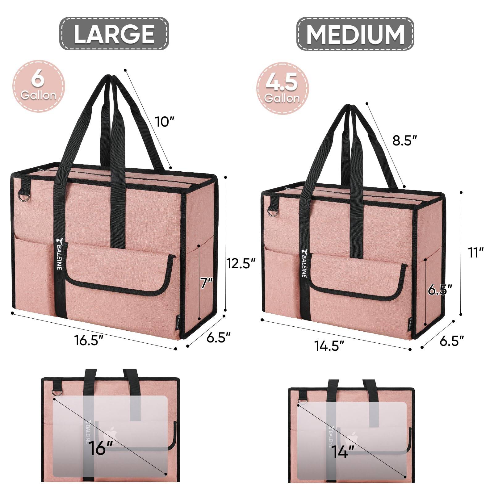 LARGE  
6 Gallon  
10"  
12.5"  
16.5"  
6.5"  

MEDIUM  
4.5 Gallon  
8.5"  
11"  
14.5"  
6.5"
