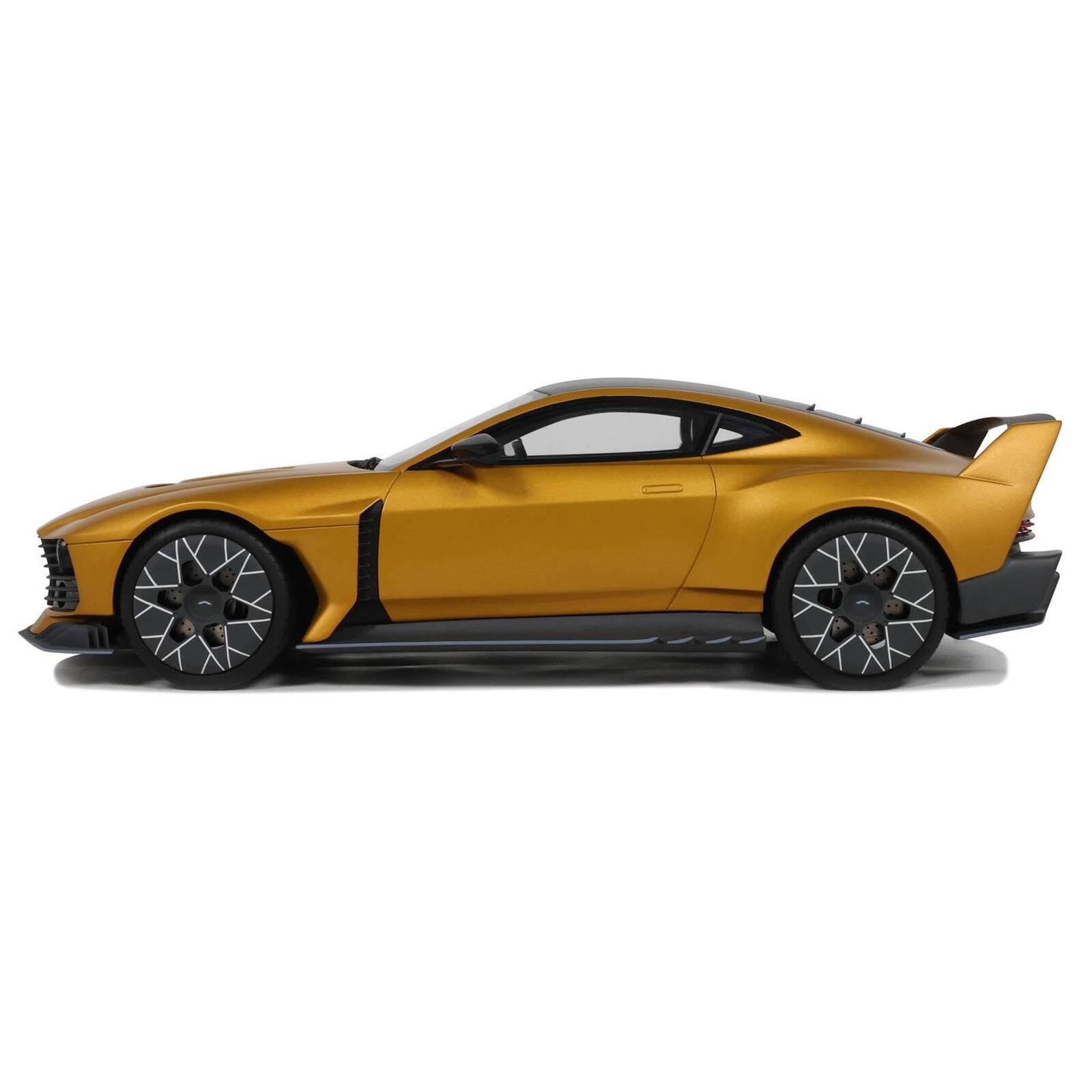 Alt View 3. GT Spirit - 2024 Aston Martin Valiant Auric Gold Metallic with Black Top 1/18 Model Car by GT Spirit.