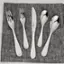 Alt View 14. Cuisinart - Elite Maree Collection 20-Piece Flatware Set - Silver.