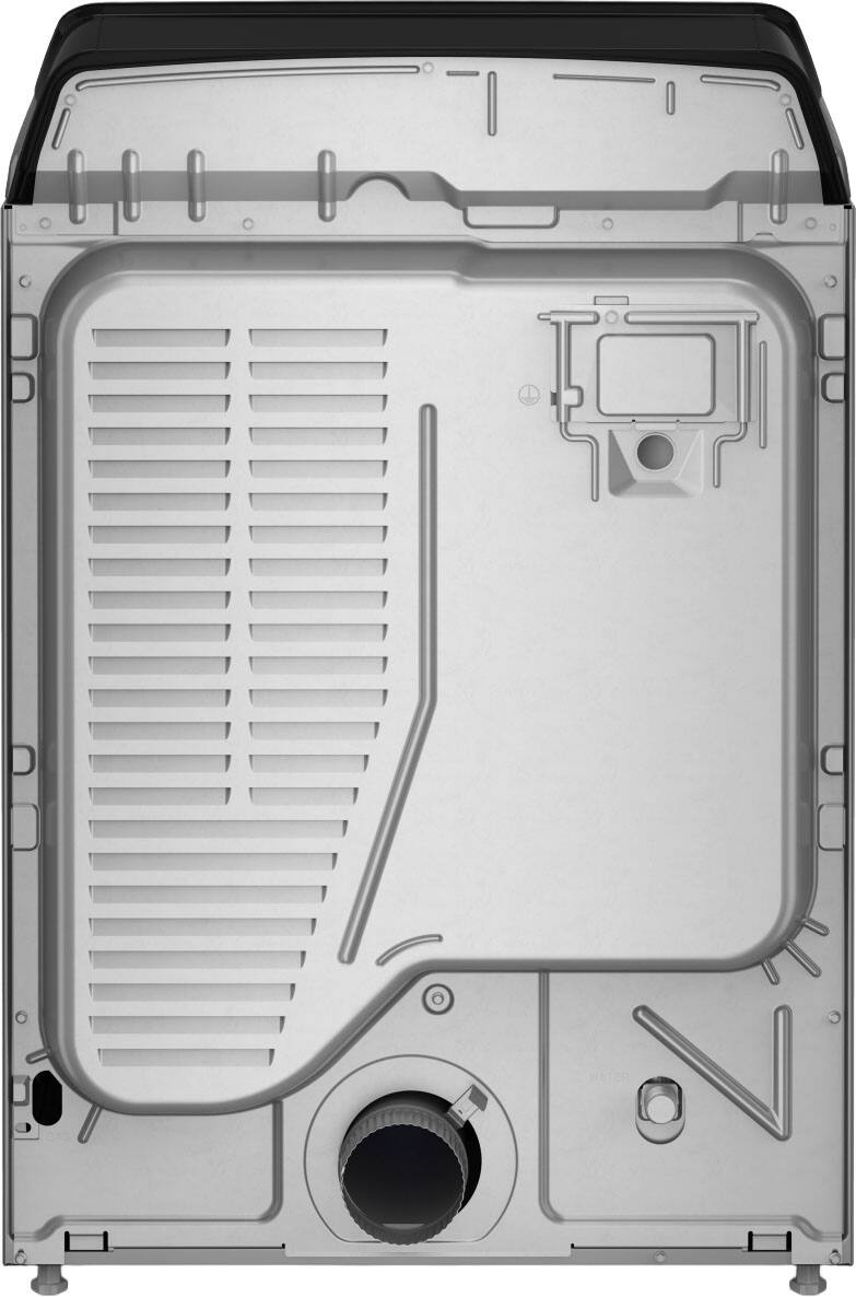 Back. Whirlpool - Whirlpool - 7.5 cu. ft. Smart Electric Top Load Dryer with Steam Iron and AI Dry - Radiant Silver.
