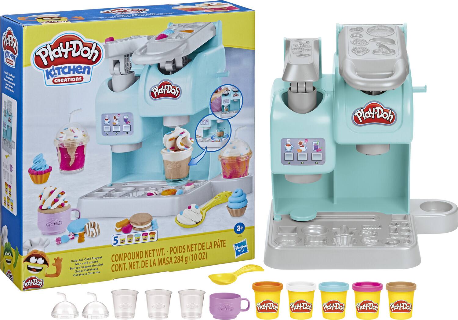 Hasbro Collectibles - Play-Doh Kitchen Creations Colorful Cafe Playset - Collectibles