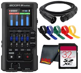 Zoom - R4 MultiTrak 32-Bit Float 4-Track Recorder and USB Audio Interface