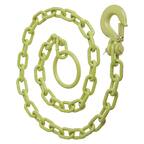 Front. Brush Grubber - Brush Grubber Tugger Chain for Attaching Original Brush Grubber Tools to Vehicle - Green.