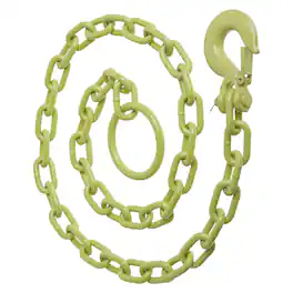 Tugger Chain for Attaching Original Brush Grubber Tools to Vehicle - Green