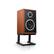 Angle. KLH AUDIO - Model Three Floorstanding Speaker (Each) - West African Mahogany.