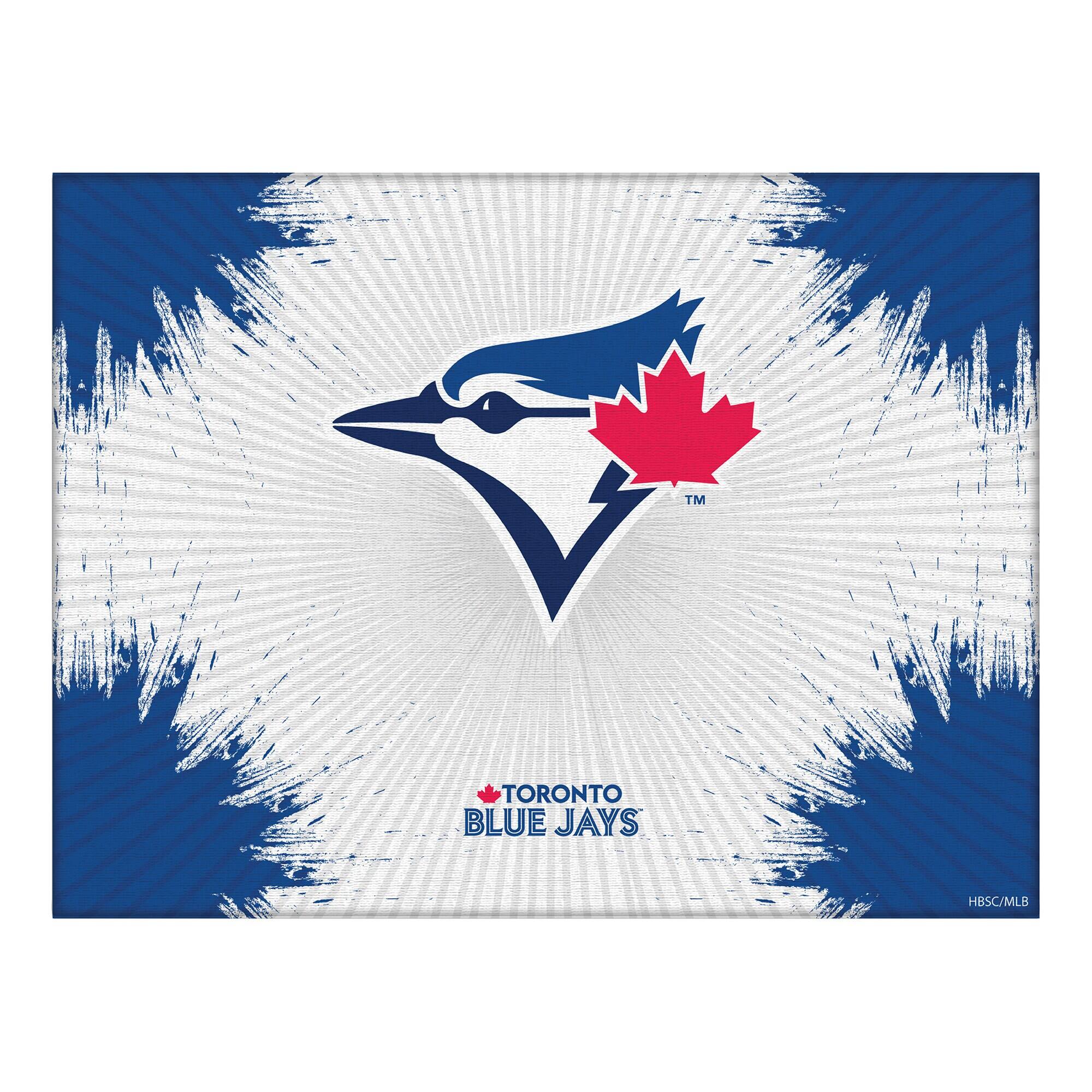 Toronto Blue Jays 24" x 32" Splash Canvas Wall Art