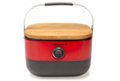 Angle. Cuisinart - Venture™ Portable Gas Grill - Red/Black/Wood.